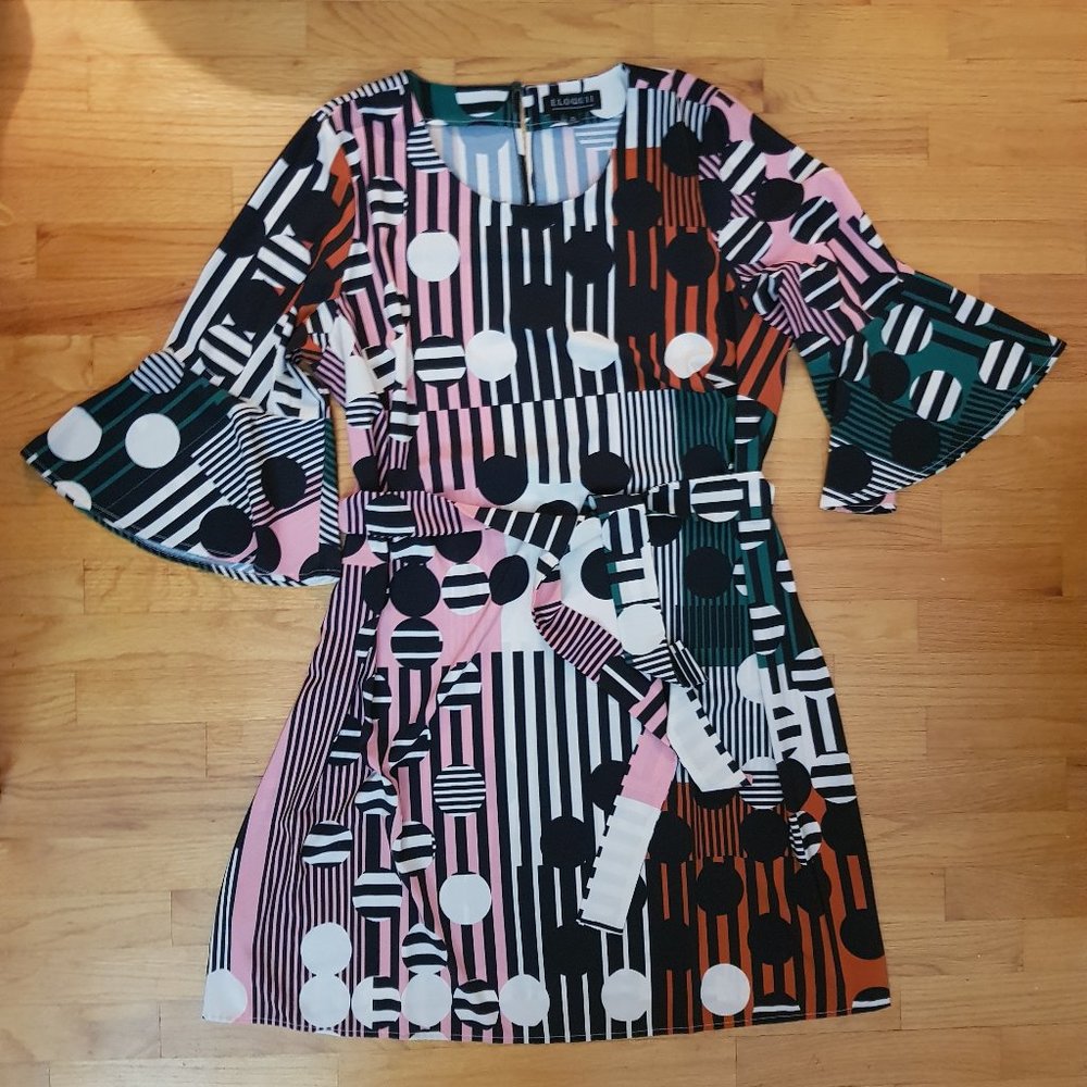 Mod Print Eloquii Dress